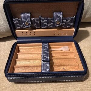 Goyard cigar travel bag